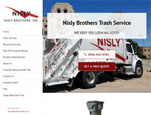 Tablet Screenshot of nislybrothers.com
